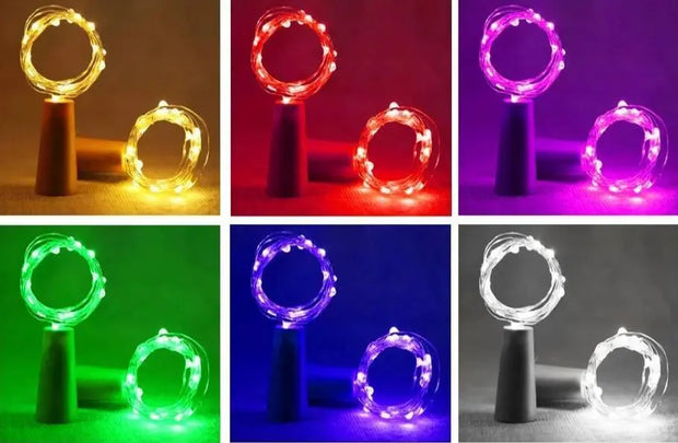 LED Weinflasche Lichterkette - Moderne-Lampen.de