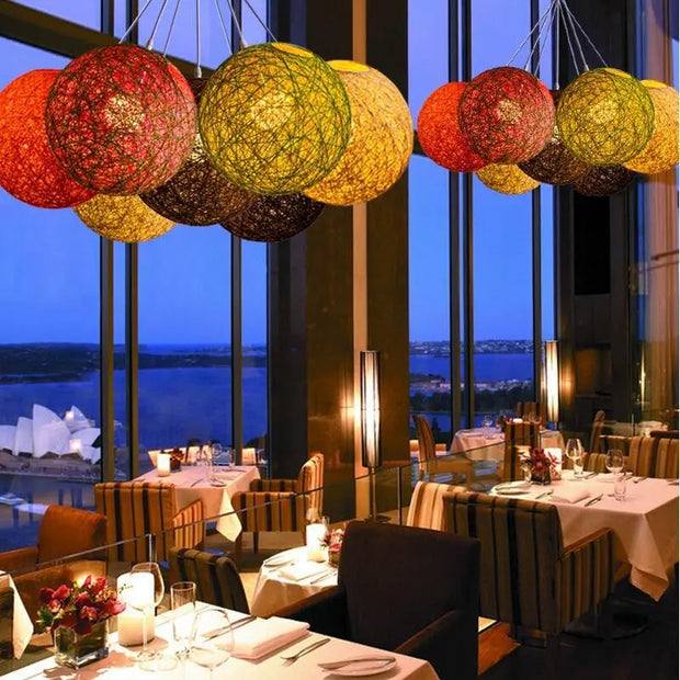 Vintage Rattan Pendelleuchte - Moderne-Lampen.de