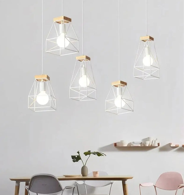 Vintage Pendelleuchte mit Käfig - Moderne-Lampen.de