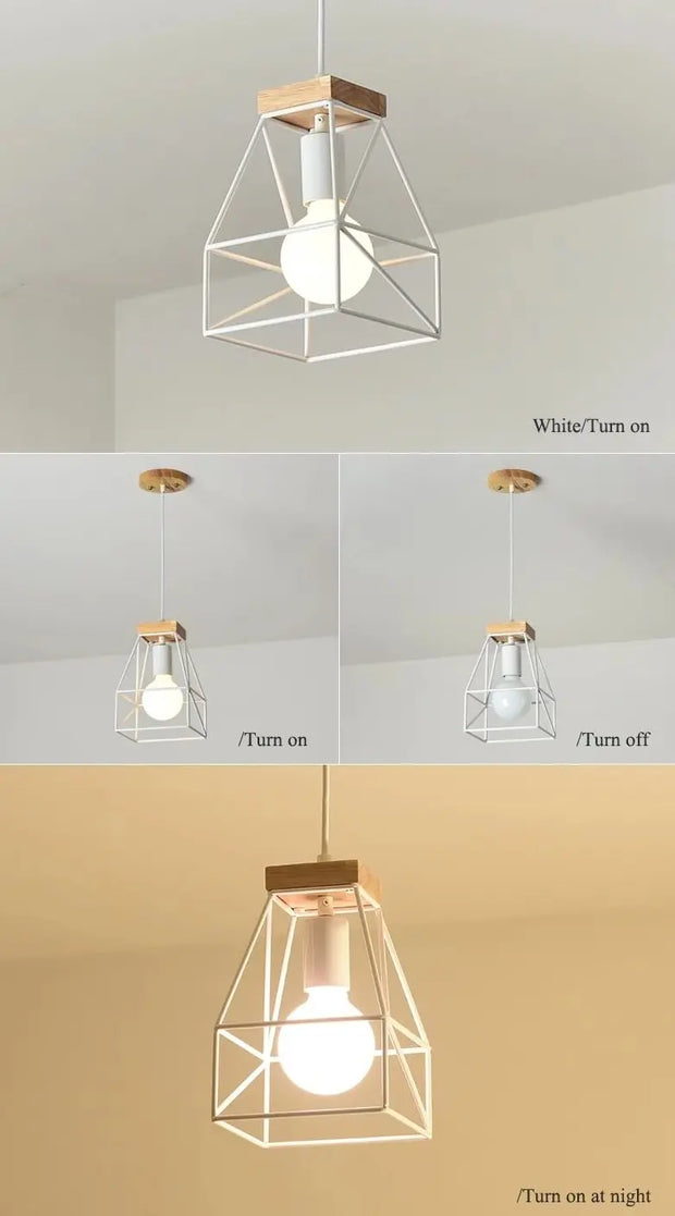 Vintage Pendelleuchte mit Käfig - Moderne-Lampen.de