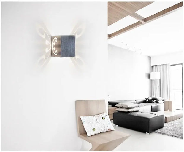 Moderne Schmetterlingsflügel Wandleuchte - Moderne-Lampen.de