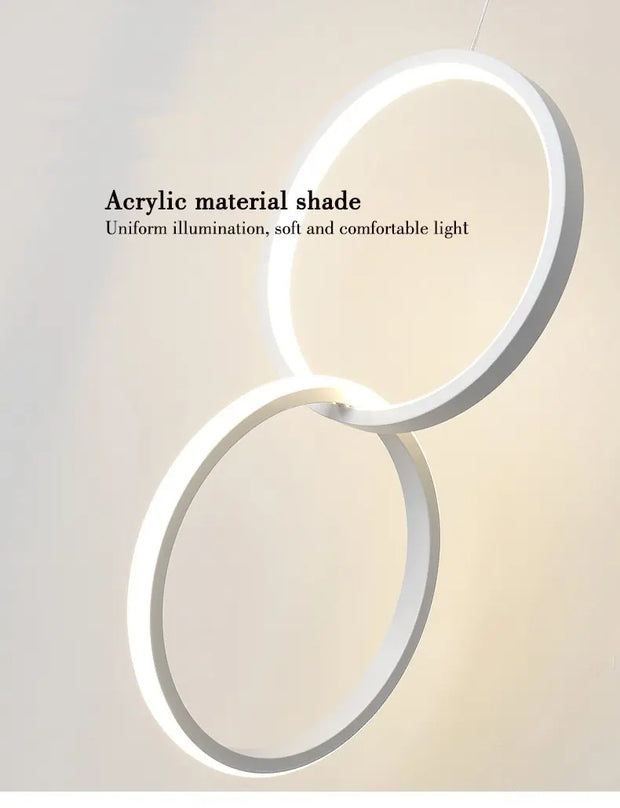 Kreisförmige LED Pendelleuchte - Moderne-Lampen.de