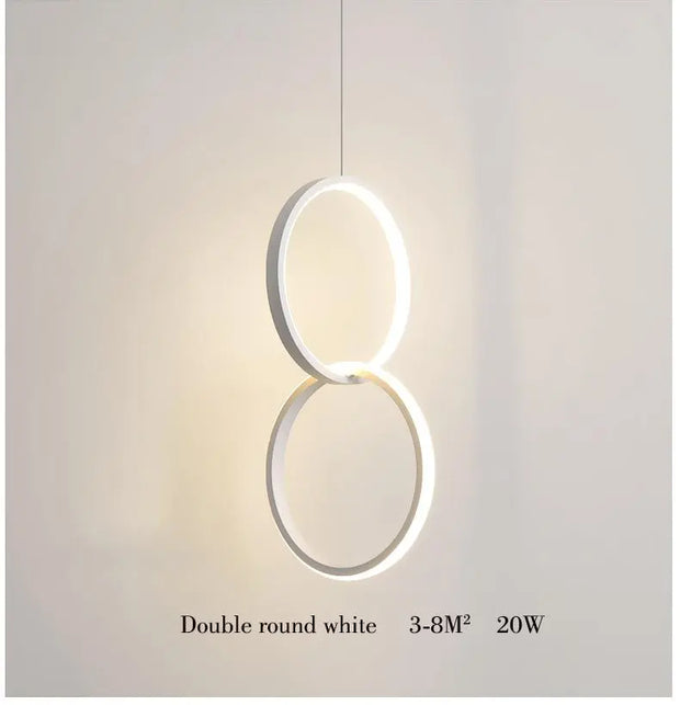 Kreisförmige LED Pendelleuchte - Moderne-Lampen.de