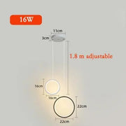 Kreisförmige LED Pendelleuchte - Moderne-Lampen.de