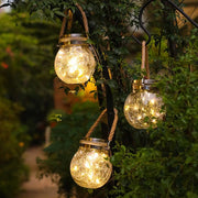 Moderne runde Glasbehälter Garten Pendelleuchte - Moderne-Lampen.de