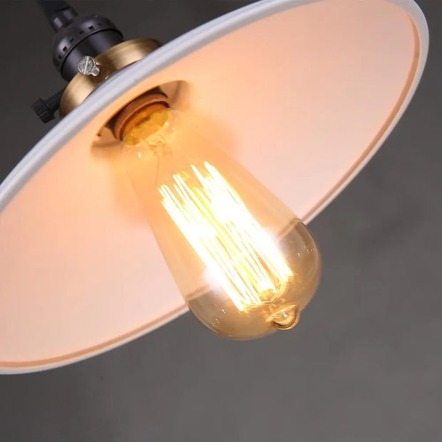 Vintage Retro Metall Schirm Pendelleuchte - Moderne-Lampen.de