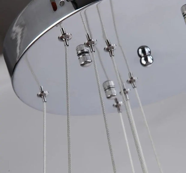 Kreisförmiger Kristall LED Kronleuchter - Moderne-Lampen.de