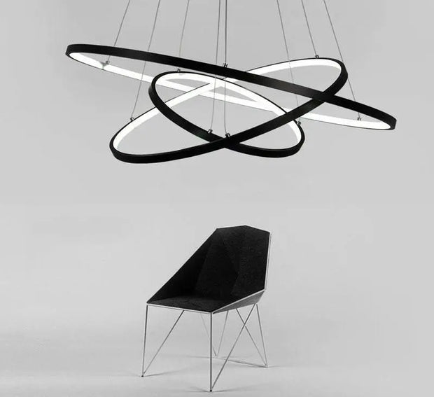 Innen Moderner Rundring Kronleuchter - Moderne-Lampen.de