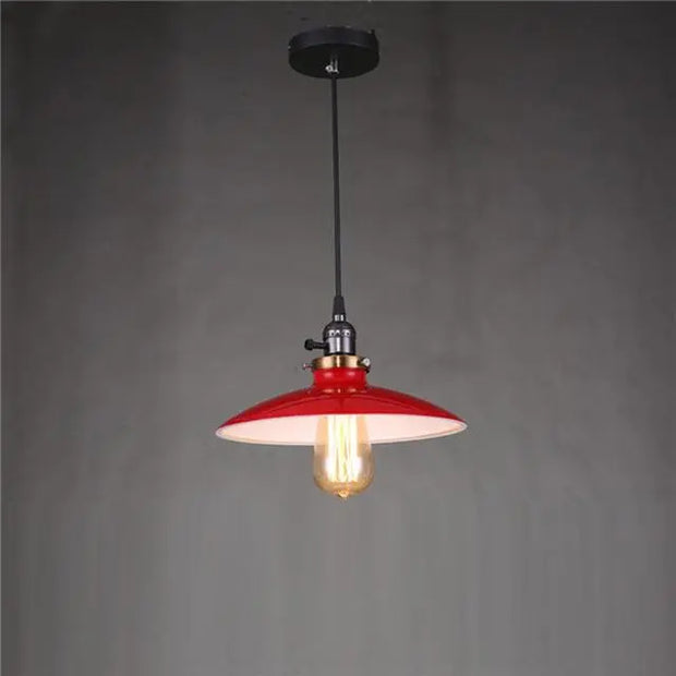 Vintage Retro Metall Schirm Pendelleuchte - Moderne-Lampen.de
