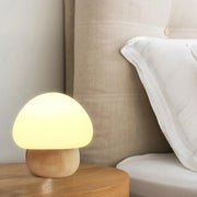 Holzfuß Pilzlampe - Moderne-Lampen.de