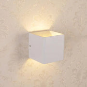Moderne LED Up Down Würfelform Wandleuchte - Moderne-Lampen.de