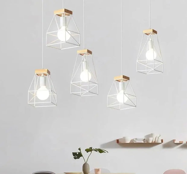 Vintage Pendelleuchte mit Käfig - Moderne-Lampen.de