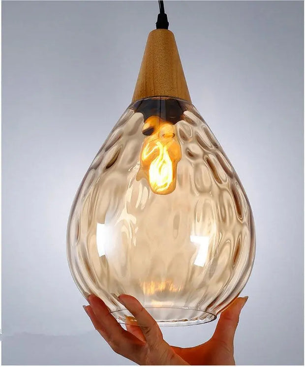 Moderne nordische Tropfen-Glas Pendelleuchte - Moderne-Lampen.de