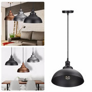 Vintage Industrial Pendelleuchte mit Kuppel - Moderne-Lampen.de