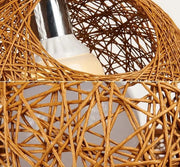 Vintage Rattan Pendelleuchte - Moderne-Lampen.de