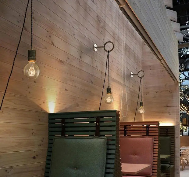 Moderne nordische Wandleuchte mit Glühbirnenringhalter - Moderne-Lampen.de