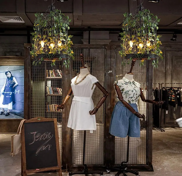 Vintage Industrial Vogelkäfig Pendelleuchte - Moderne-Lampen.de